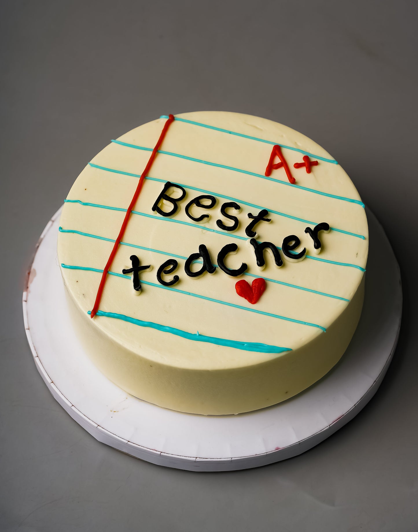 Best Teacher Theme Cake