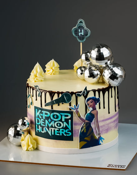 K-Pop Demon Hunters Cake