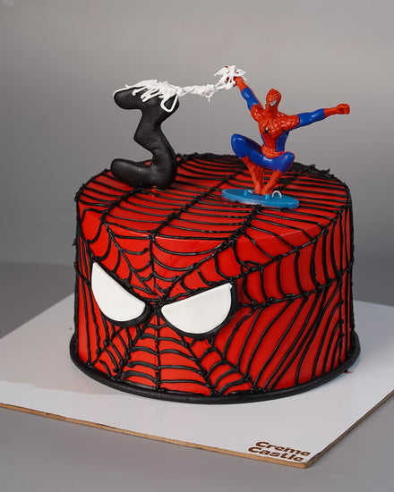 Spiderman theme Kids Cake