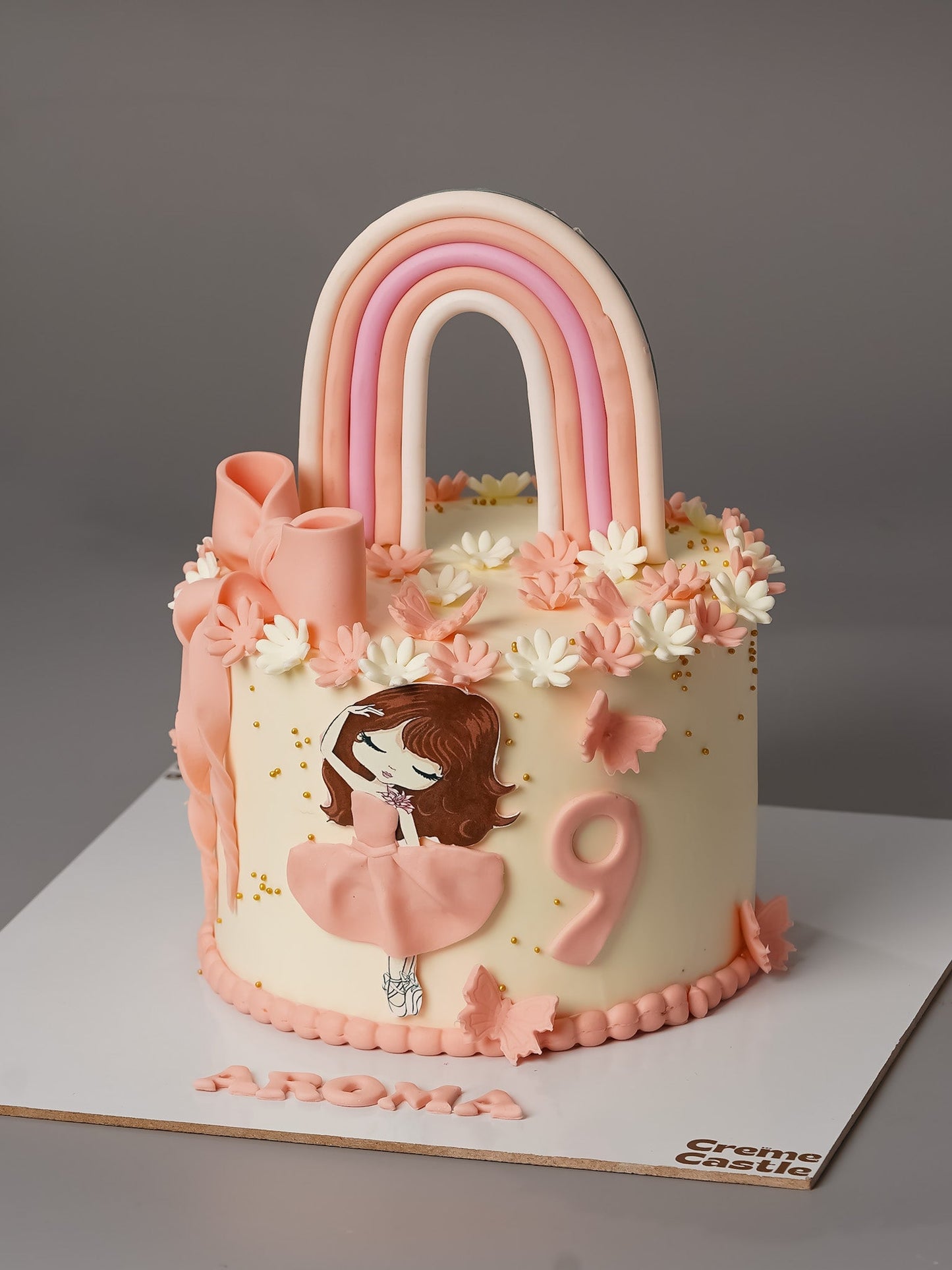 Rainbow theme Birthday Cake