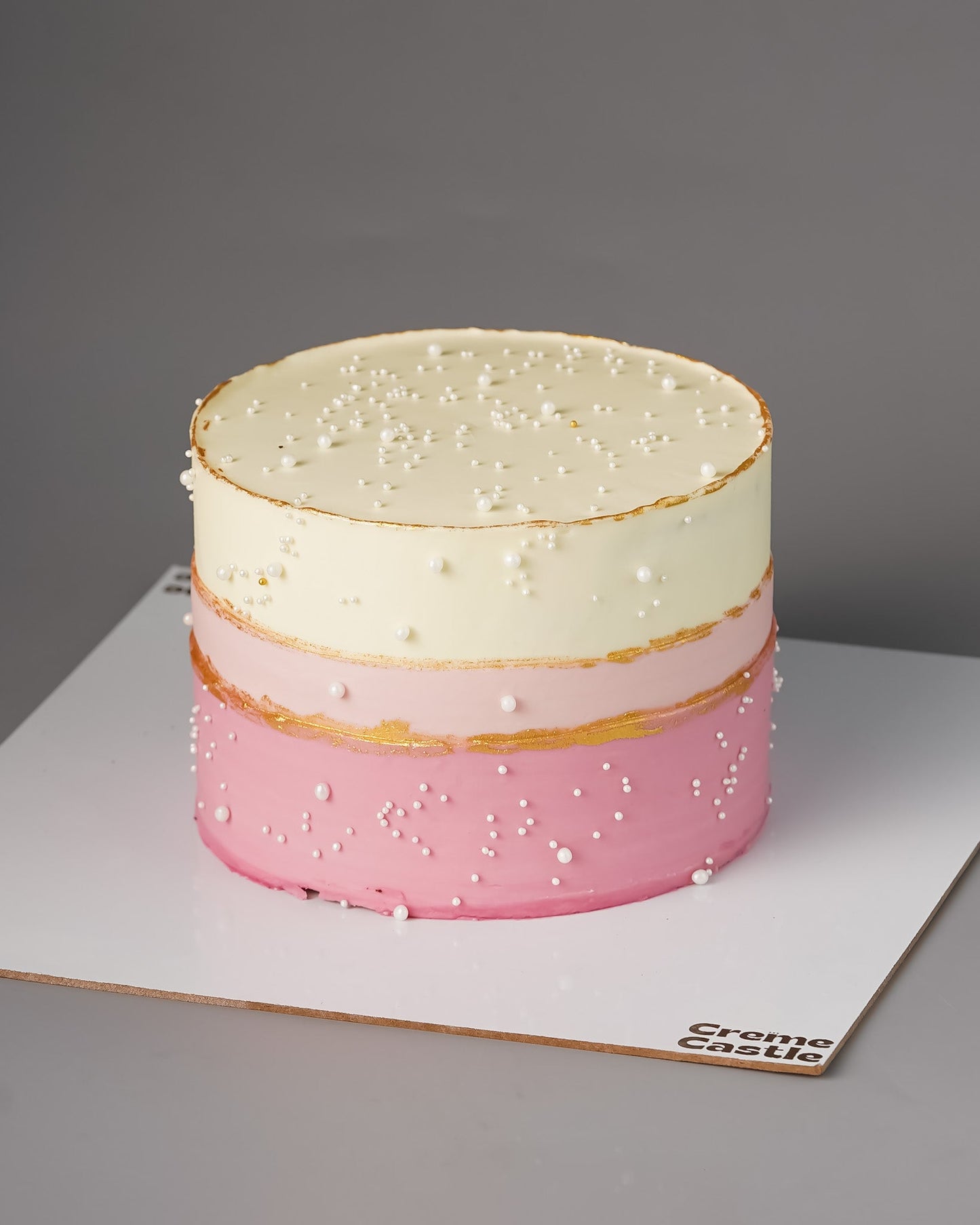 Ombre Cream Celebration Cake