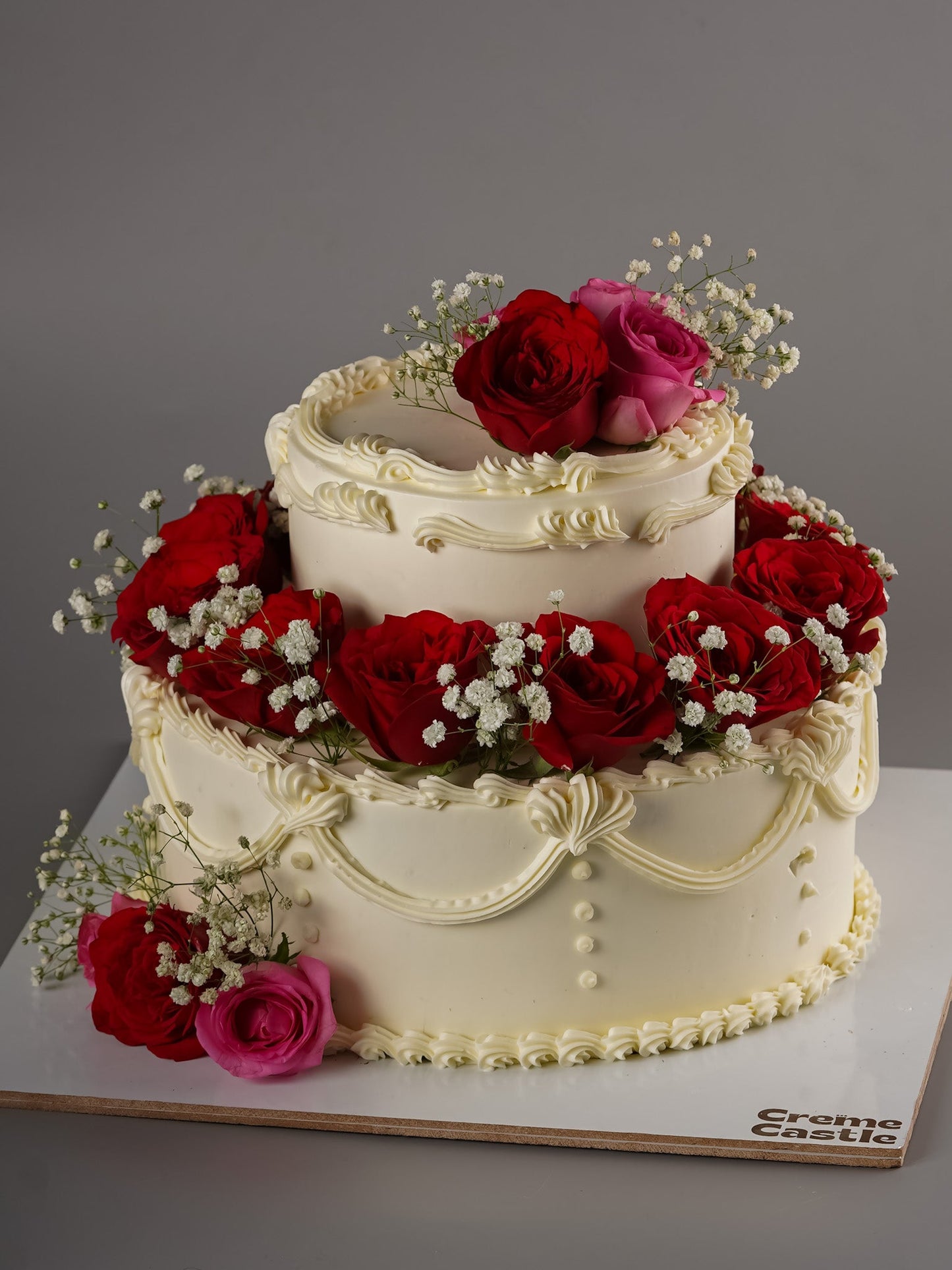 Vintage Real Rose Cake