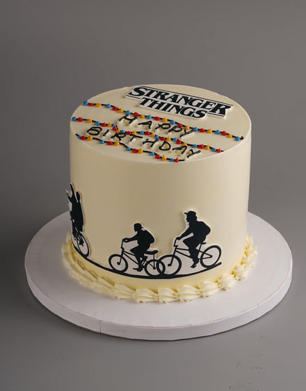 Stranger Things Theme Cake