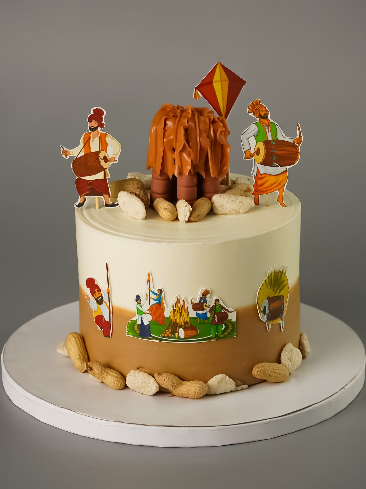 Lohri Theme Dance Cake
