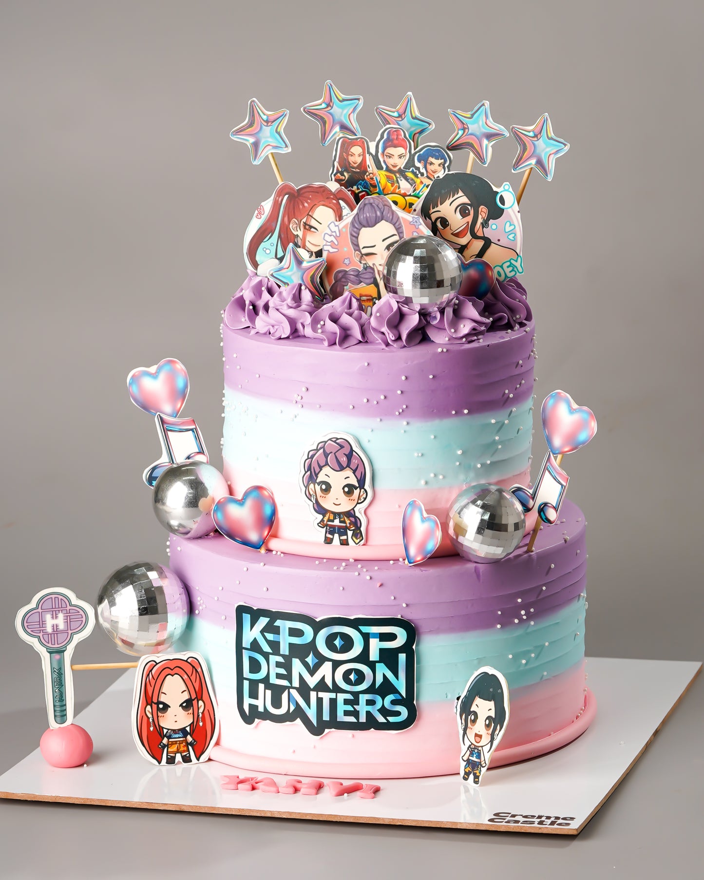 K-Pop Demon Concert Cake