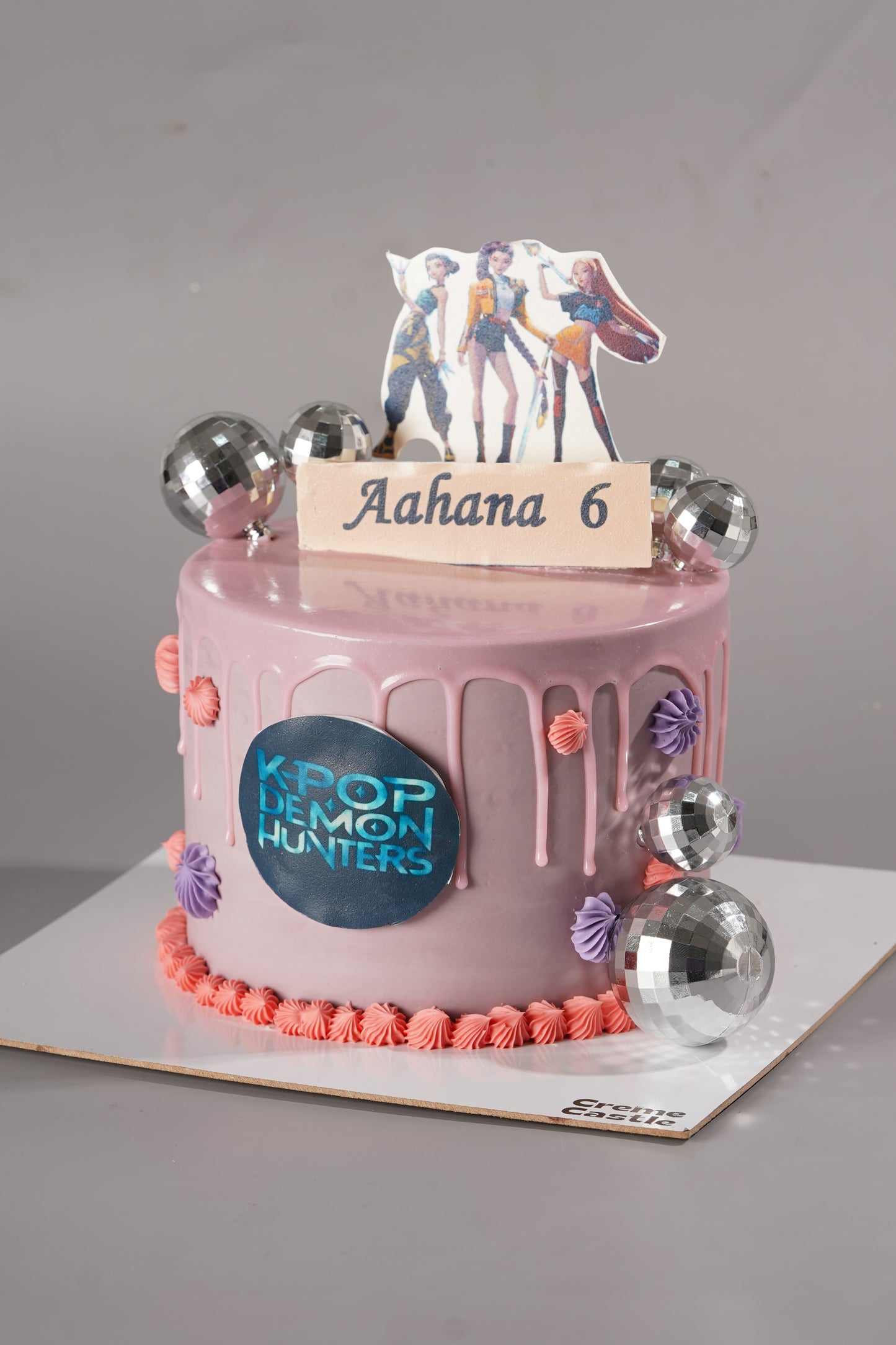 K-Pop Demon Drip Cake