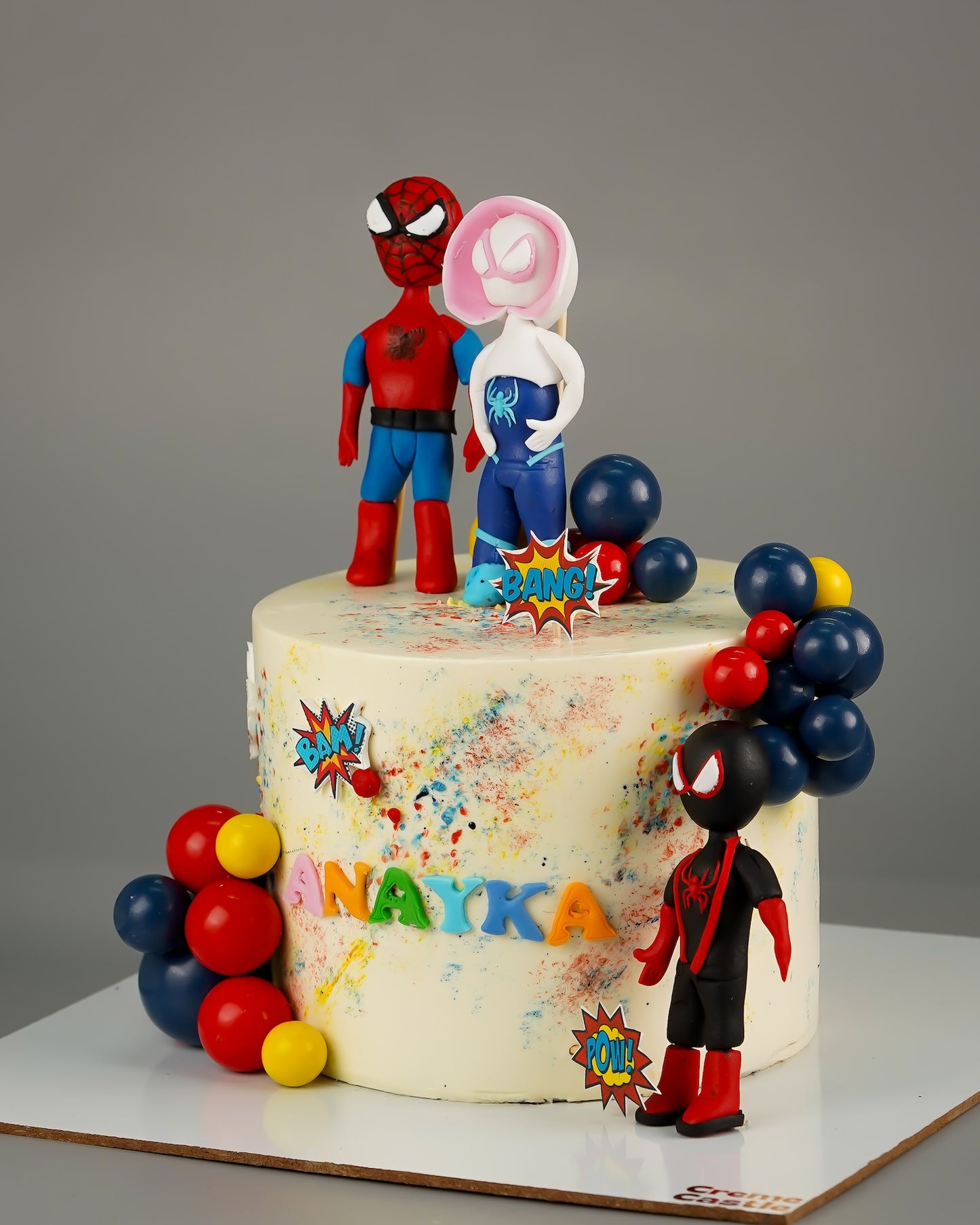 Spider-Verse Birthday Cake