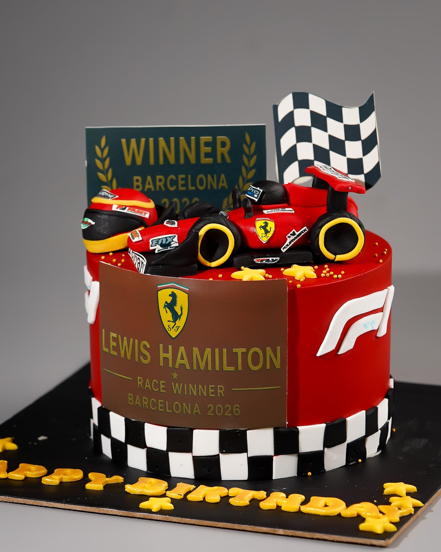Ferrari F1 Race Winner Cake