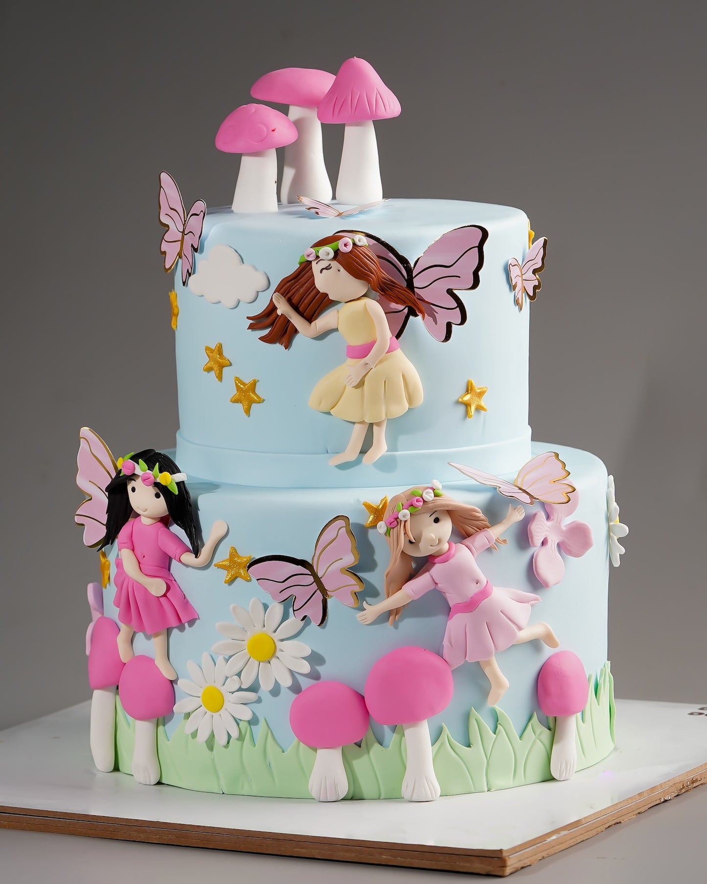 Fairy Garden Two Tier Cake