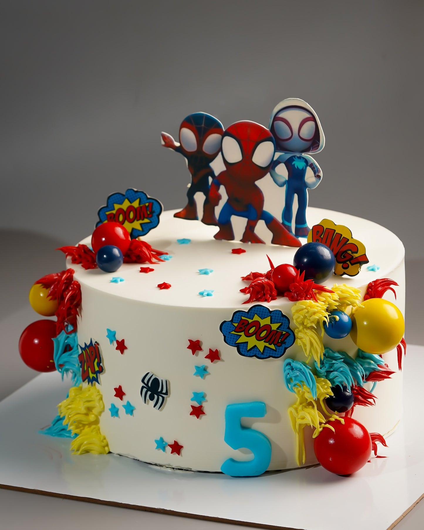 Spidey and Friends Birthday Cake