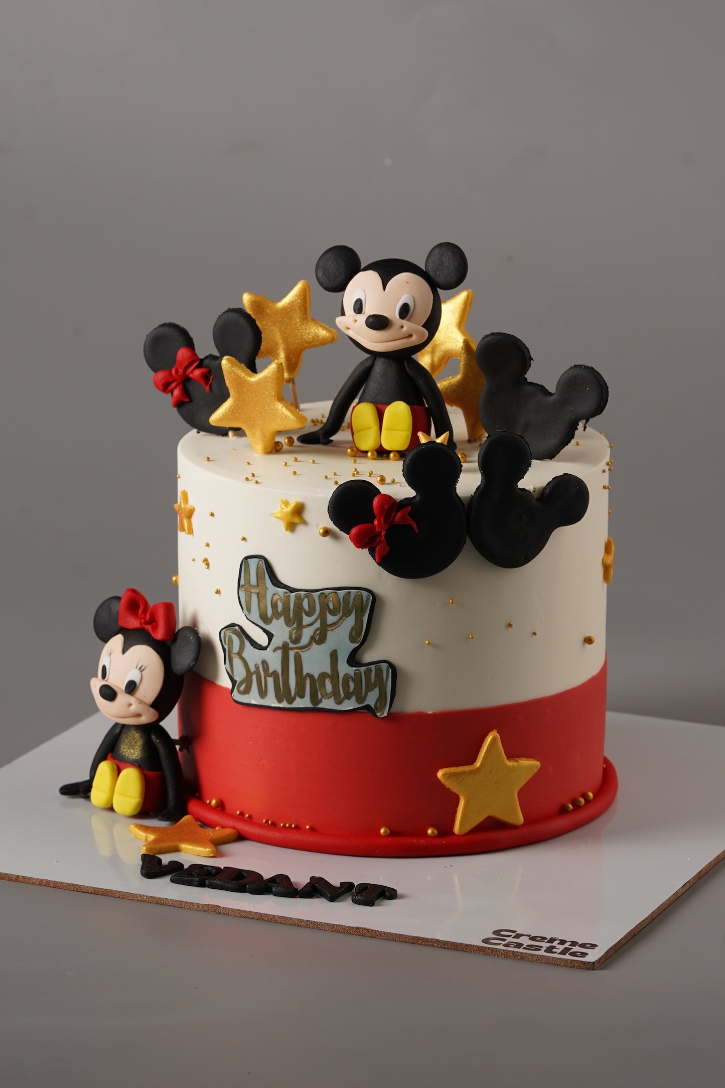 Classic Mickey and Minnie Cake
