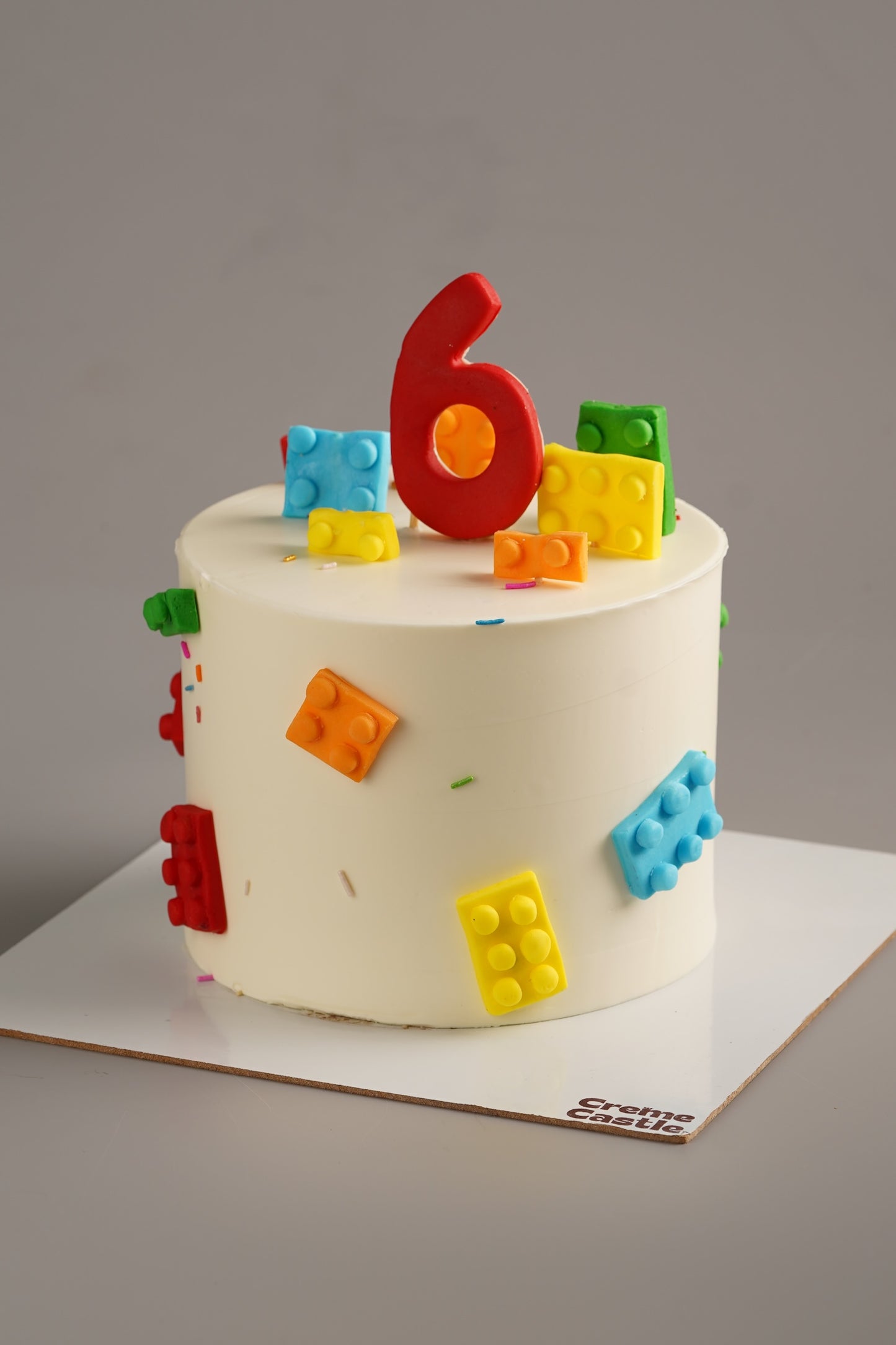 Lego Bricks Minimal Cake