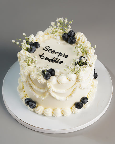 Scorpio Baddie Blueberry Cake