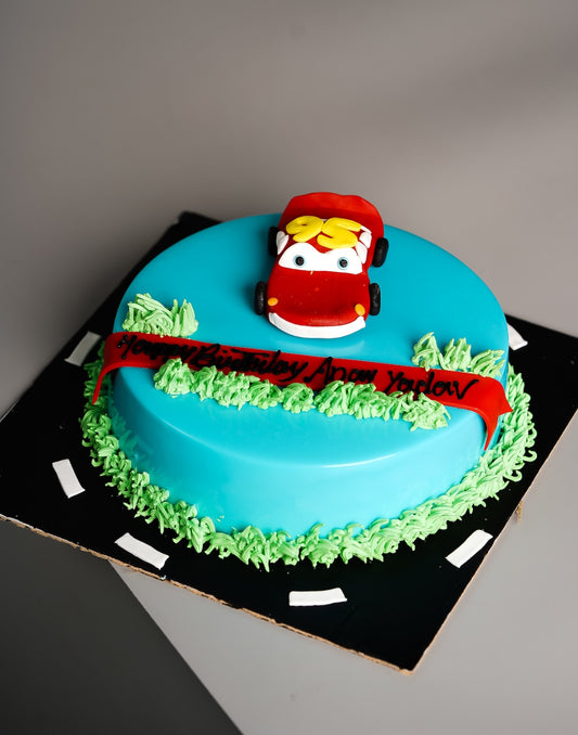 Disney Cars Birthday Cake - Creme Castle
