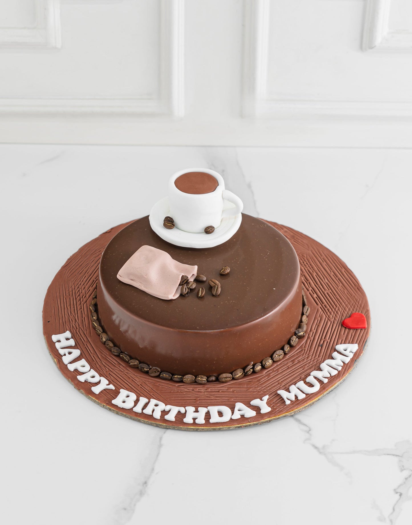 Coffee lover Design Cake - Creme Castle