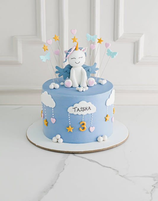 My Little Pony Cake in Blue by Creme Castle
