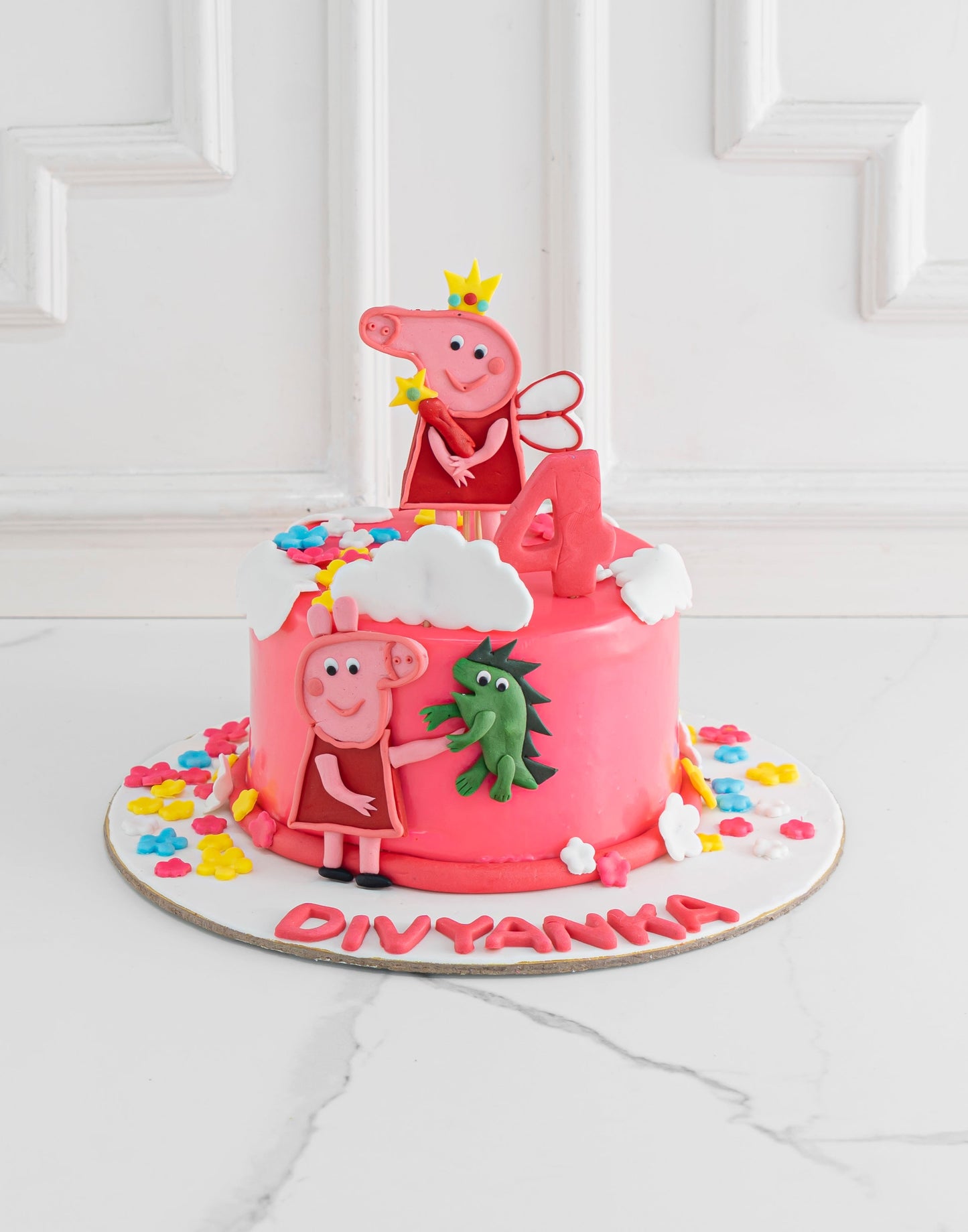 Pink Peppa Cake - Creme Castle