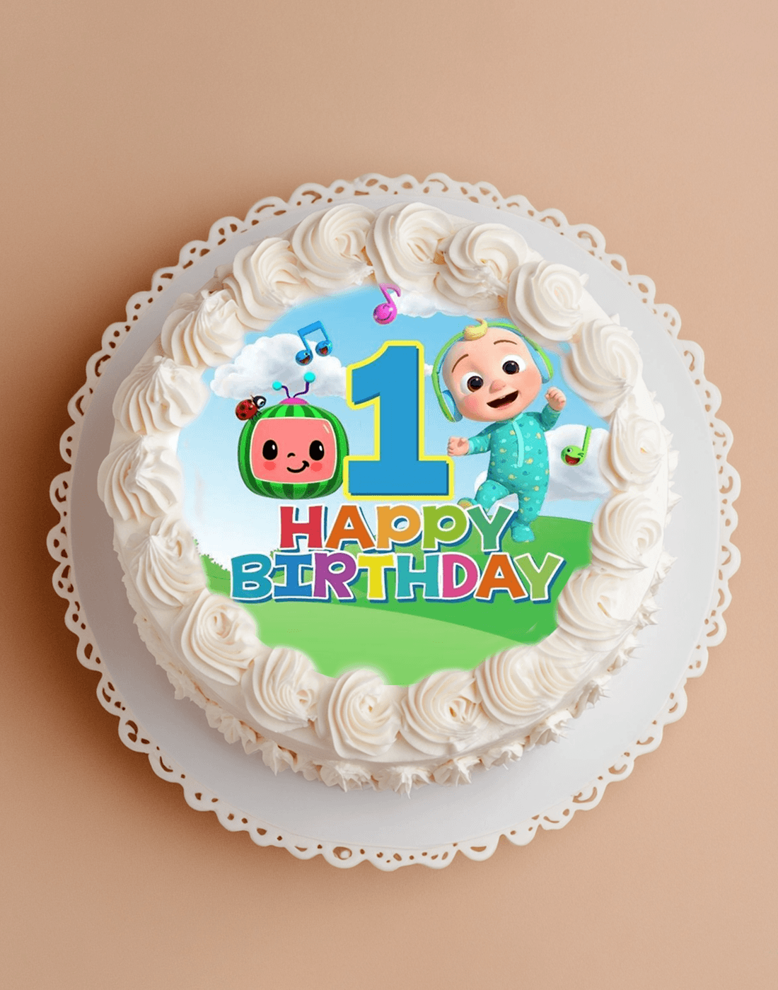 Creme Castle's Cocomelon Photo Cake