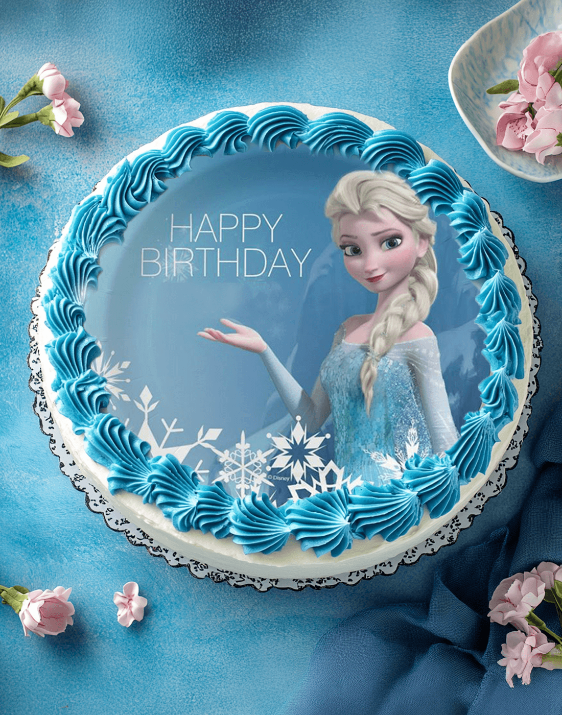 Frozen Princess Photo Cake