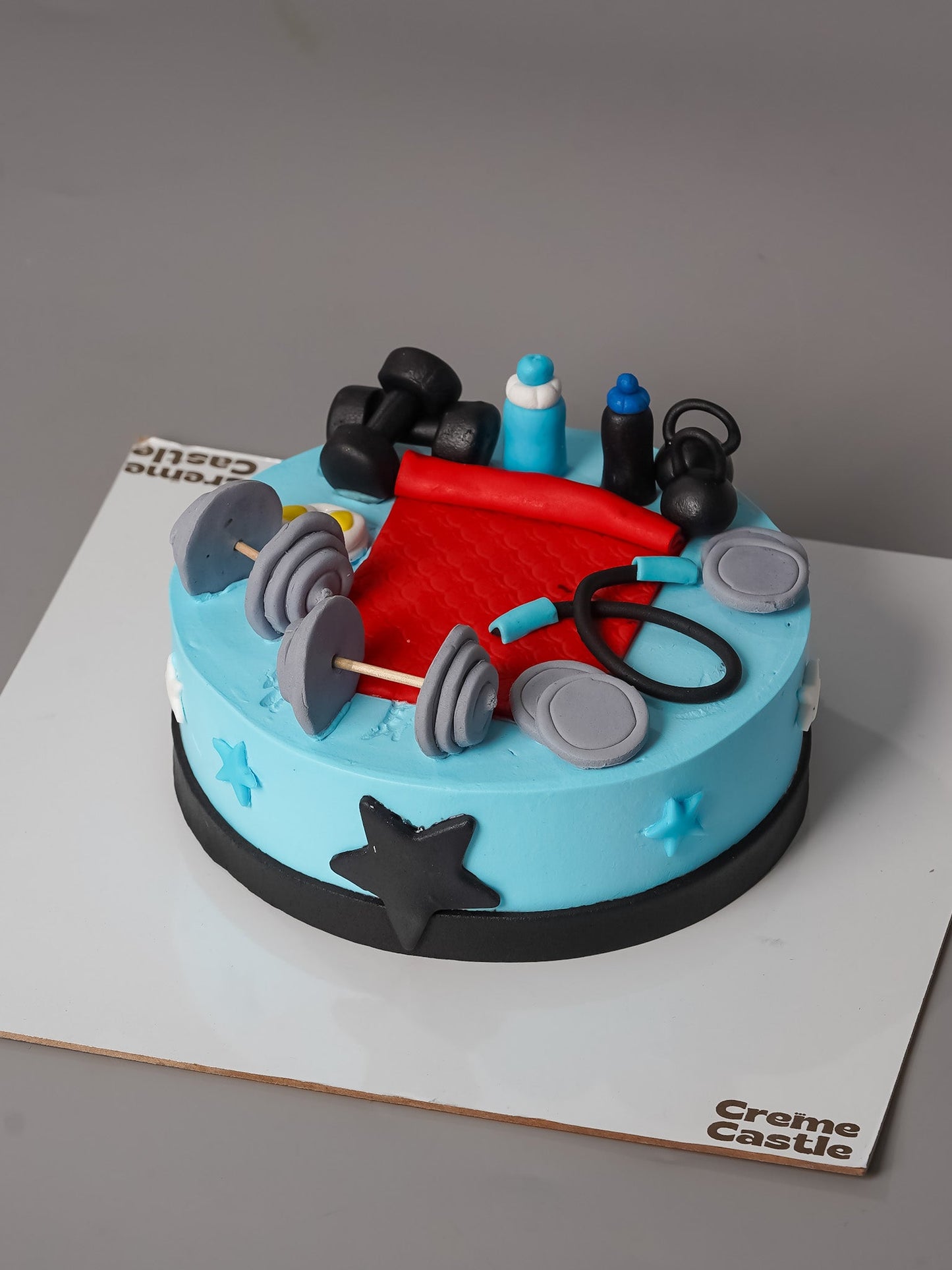 Gym Cream Cake. Cake Designs For Boyfriend. Noida & Gurgaon