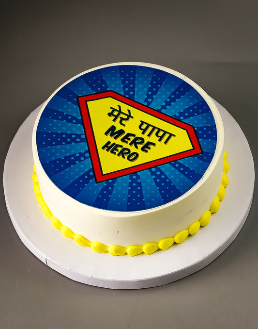 Pineapple Hero Fathers Day Cake Creme Castle