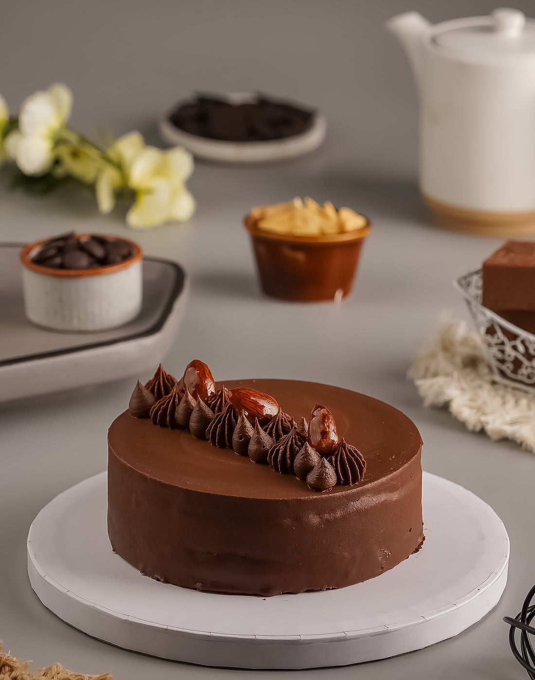 Chocolate Almond Vegan and Gluten Free Cake