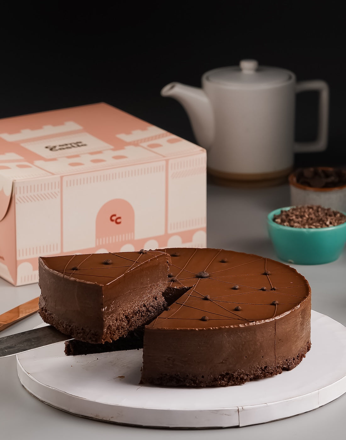 Sugar Free Chocolate Mousse Cake