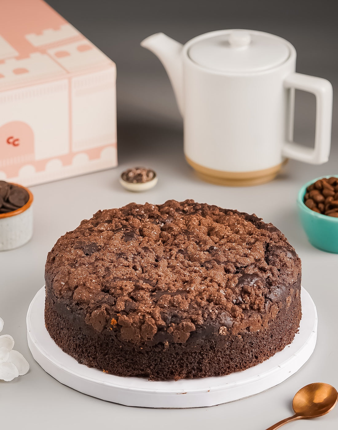 Sugar Free Chocolate Banana Tea Cake