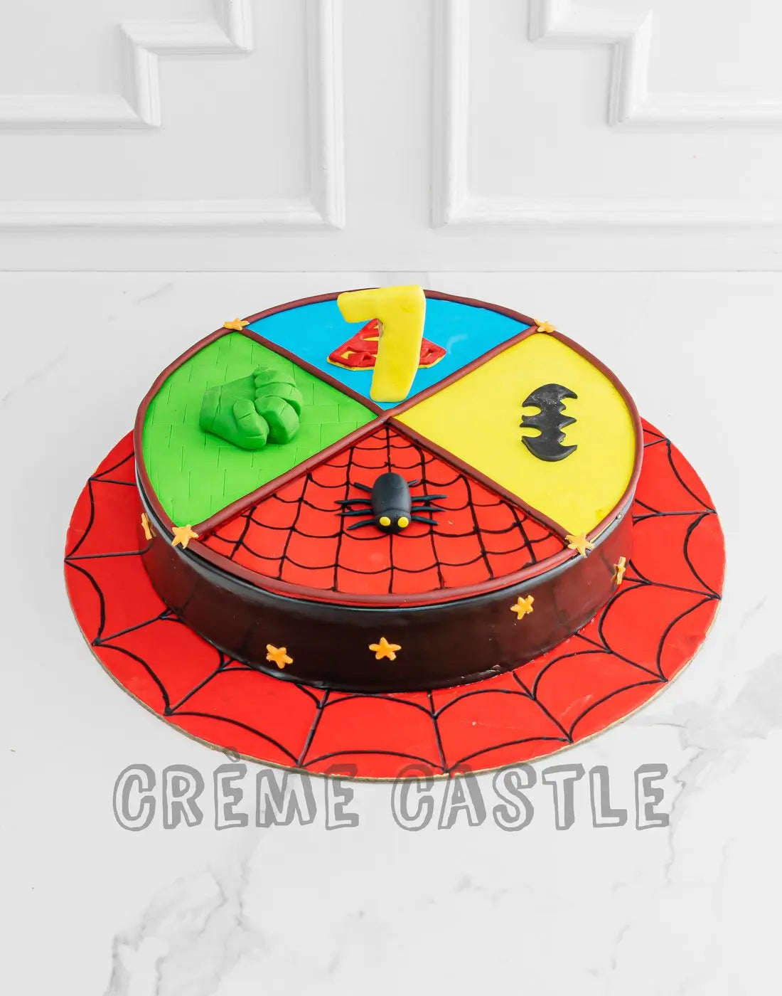 Avengers Theme Cake - Creme Castle
