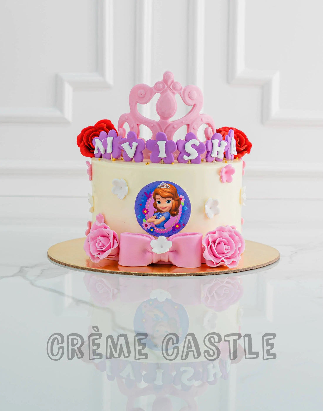 Sofia Theme Cake by Creme Castle
