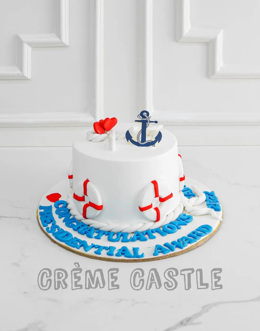 Sailor theme cake by Creme Castle