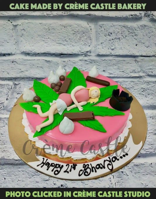 High on Life Cake - Creme Castle