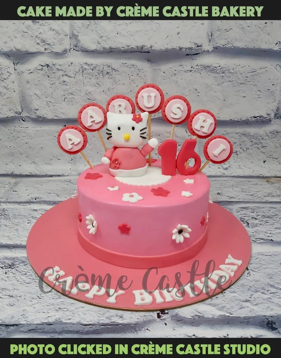 Hello Kitty Figure Cake. Kitty Mouse Cake. Noida & Gurgaon