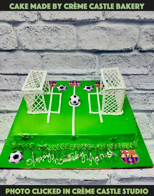 Football on Cake