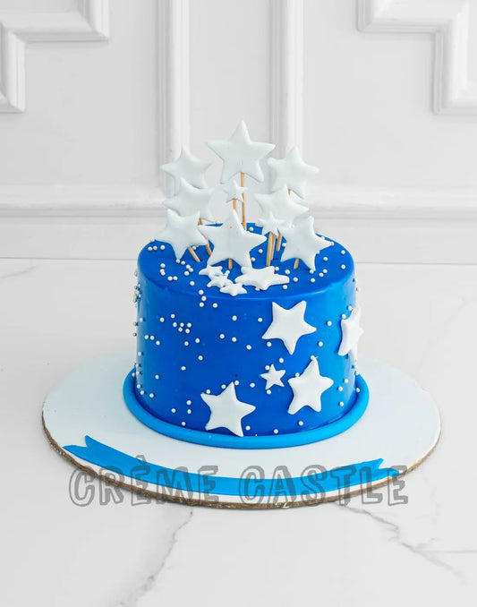 Star Night Cake - Creme Castle