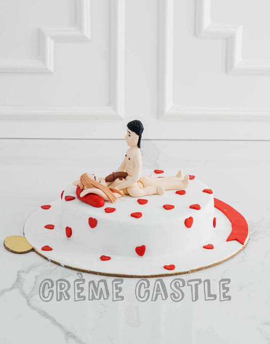 Adult Bachelor Party Cake - Creme Castle