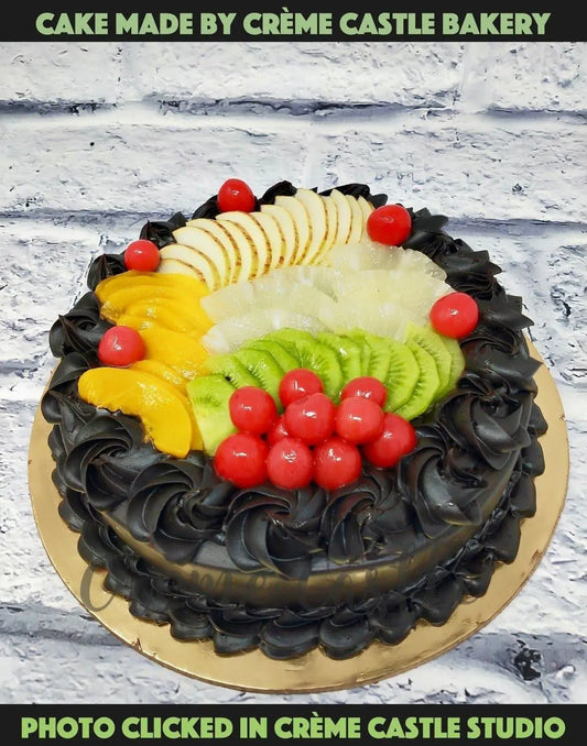 Chocolate Fruit Cake - Creme Castle