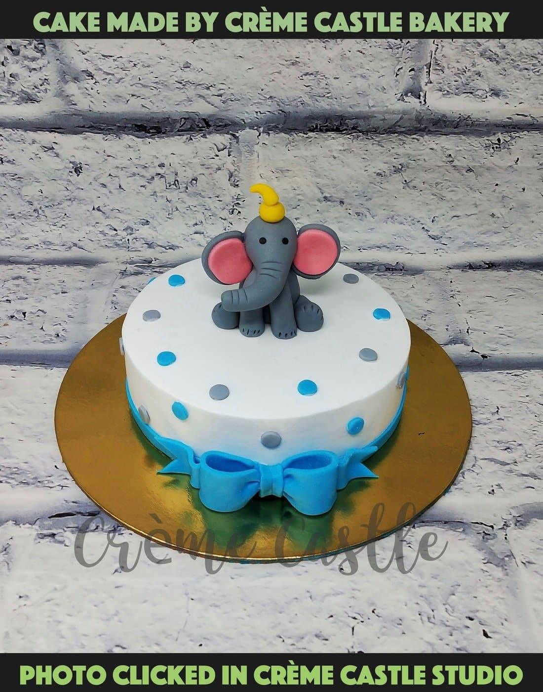 Mini Elephant Cake. Cake Designs for Kids. Noida & Gurgaon