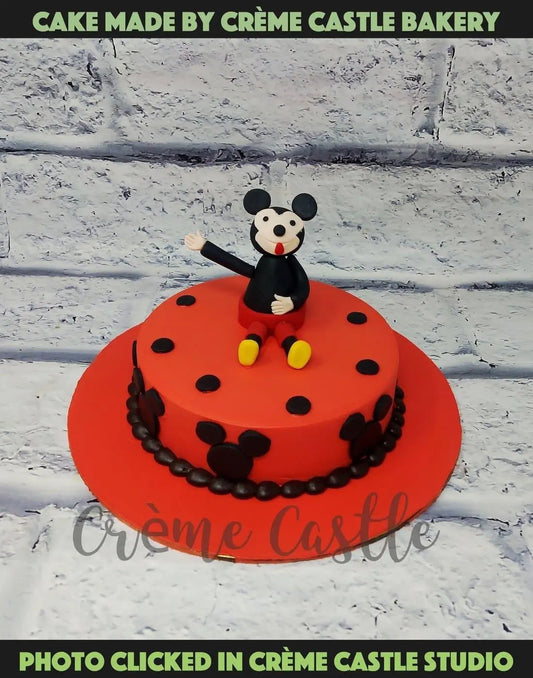 Mickey Mouse Mini Cake. Cake Designs for Kids. Noida & Gurgaon