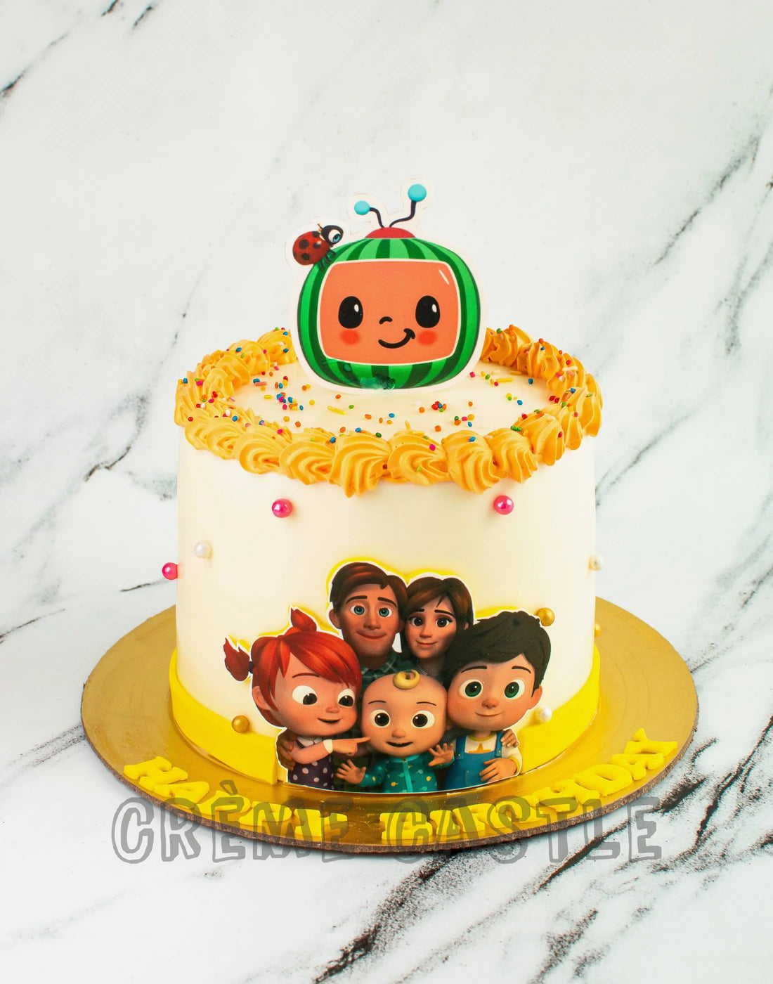 Cocomelon Family Cake. Kids Cake Designs . Noida & Gurgaon