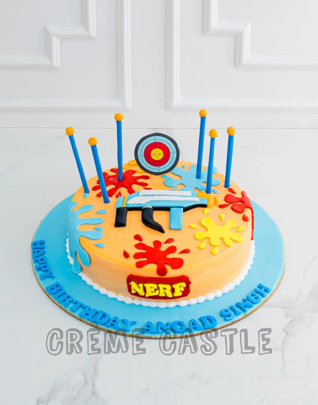 Nerf Gun Cake. Cake Design For Boys. Noida & Gurgaon