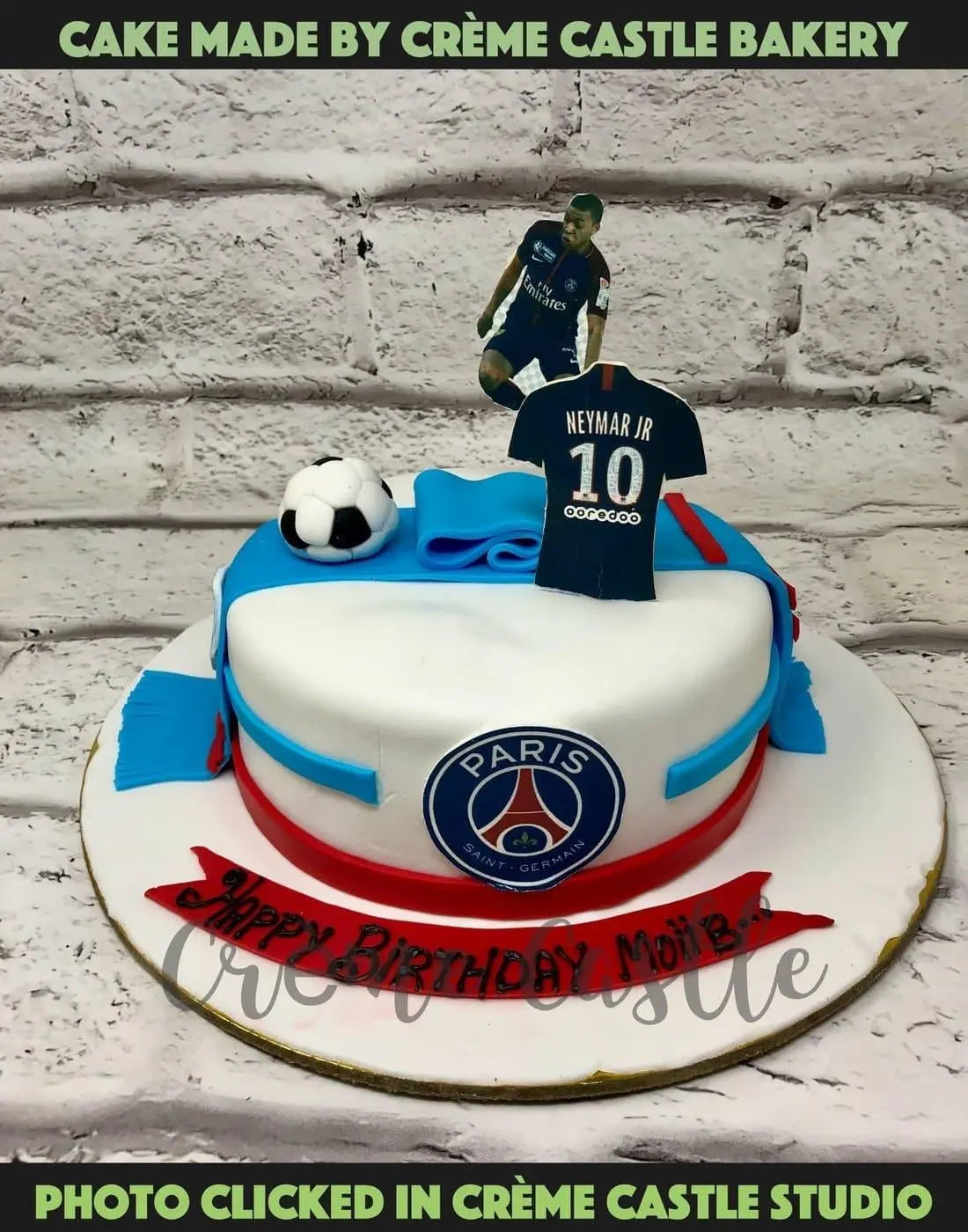 Messi Design Cake - Creme Castle