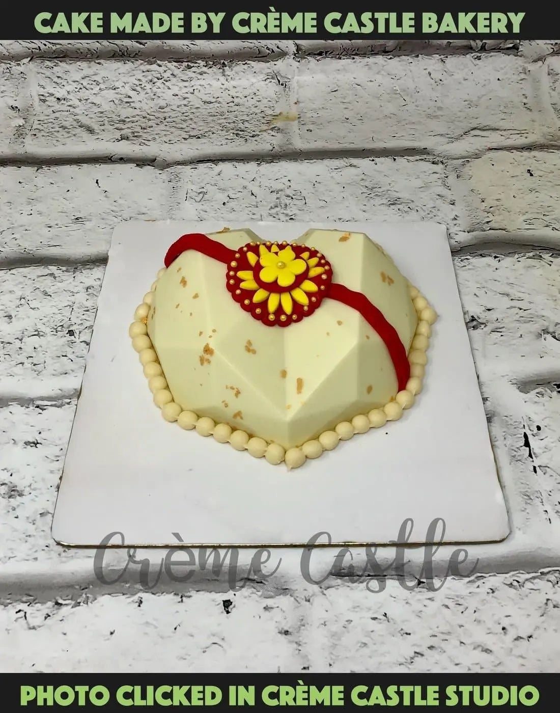 Heart Pinata Cake For Rakhi