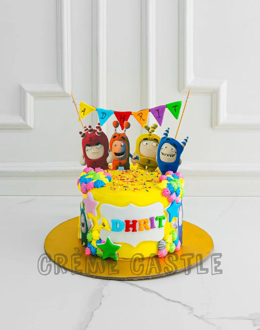 Oddbods Theme Cake. Noida & Gurgaon