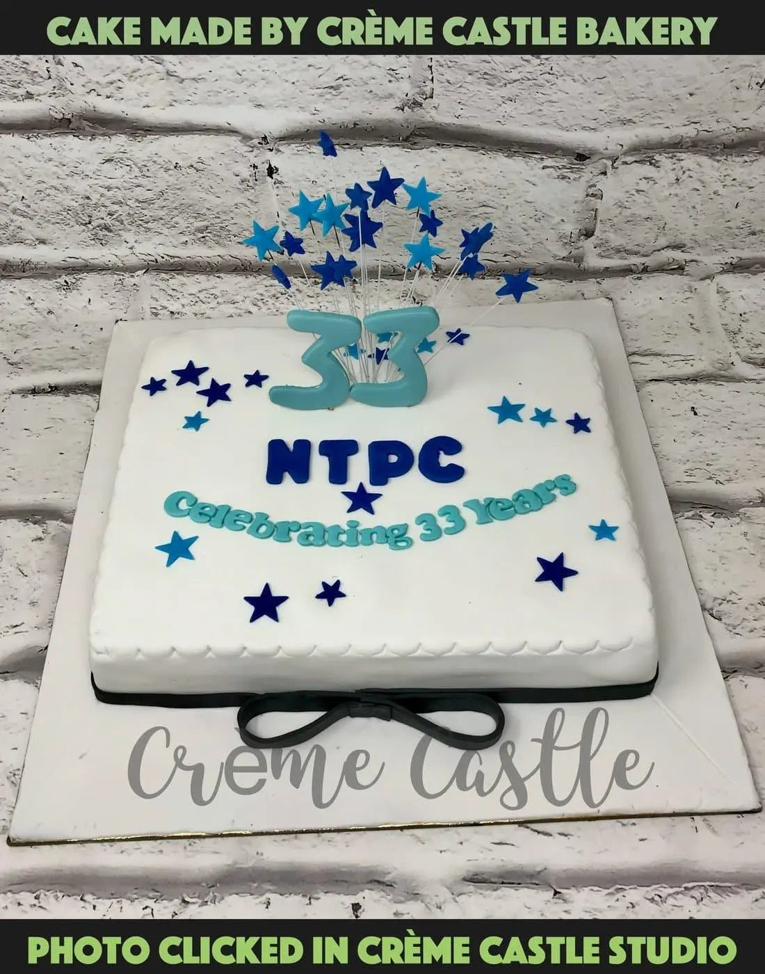 Corporate Anniversary Cake by Creme Castle