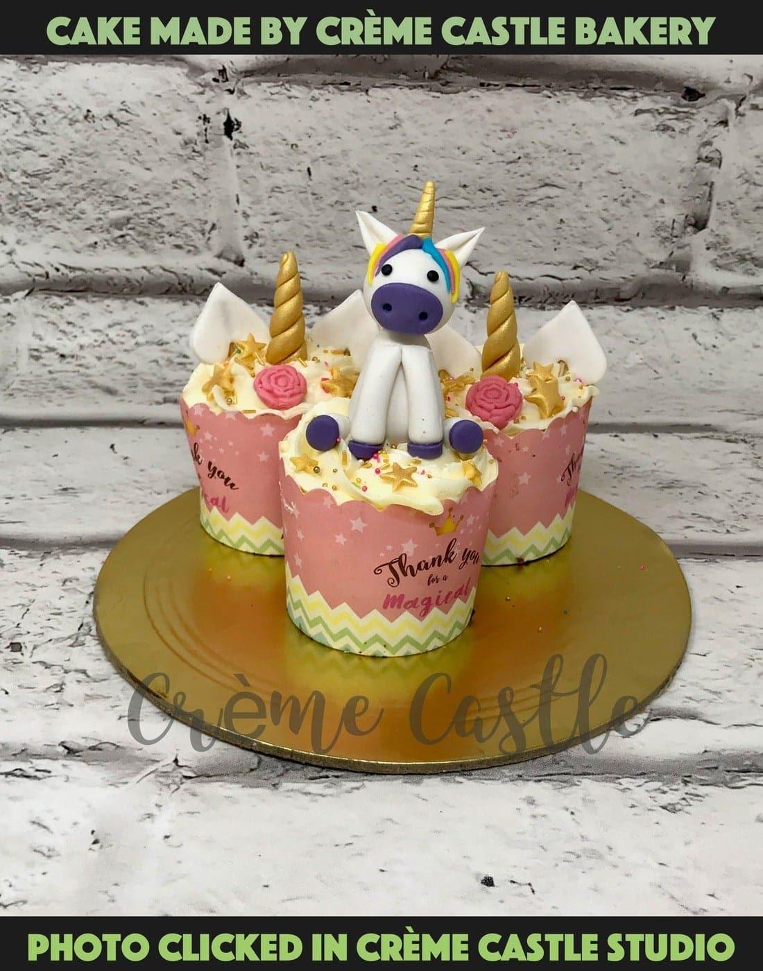 Unicorn Pony Cupcake - Creme Castle