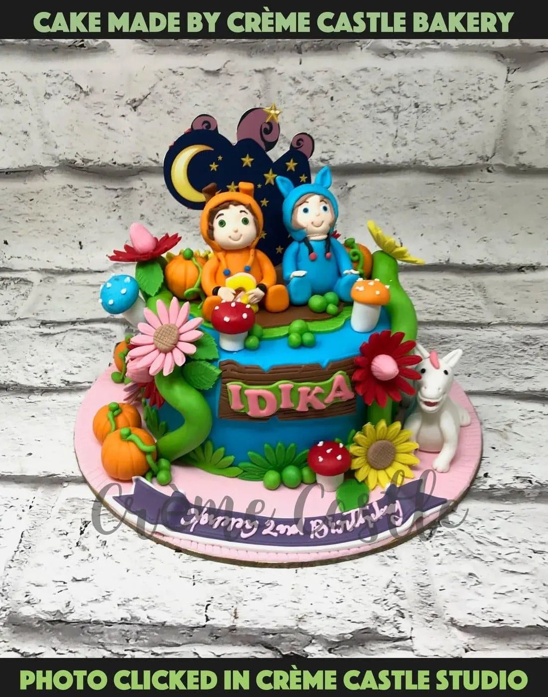 Dave and Ava Design Cake - Creme Castle