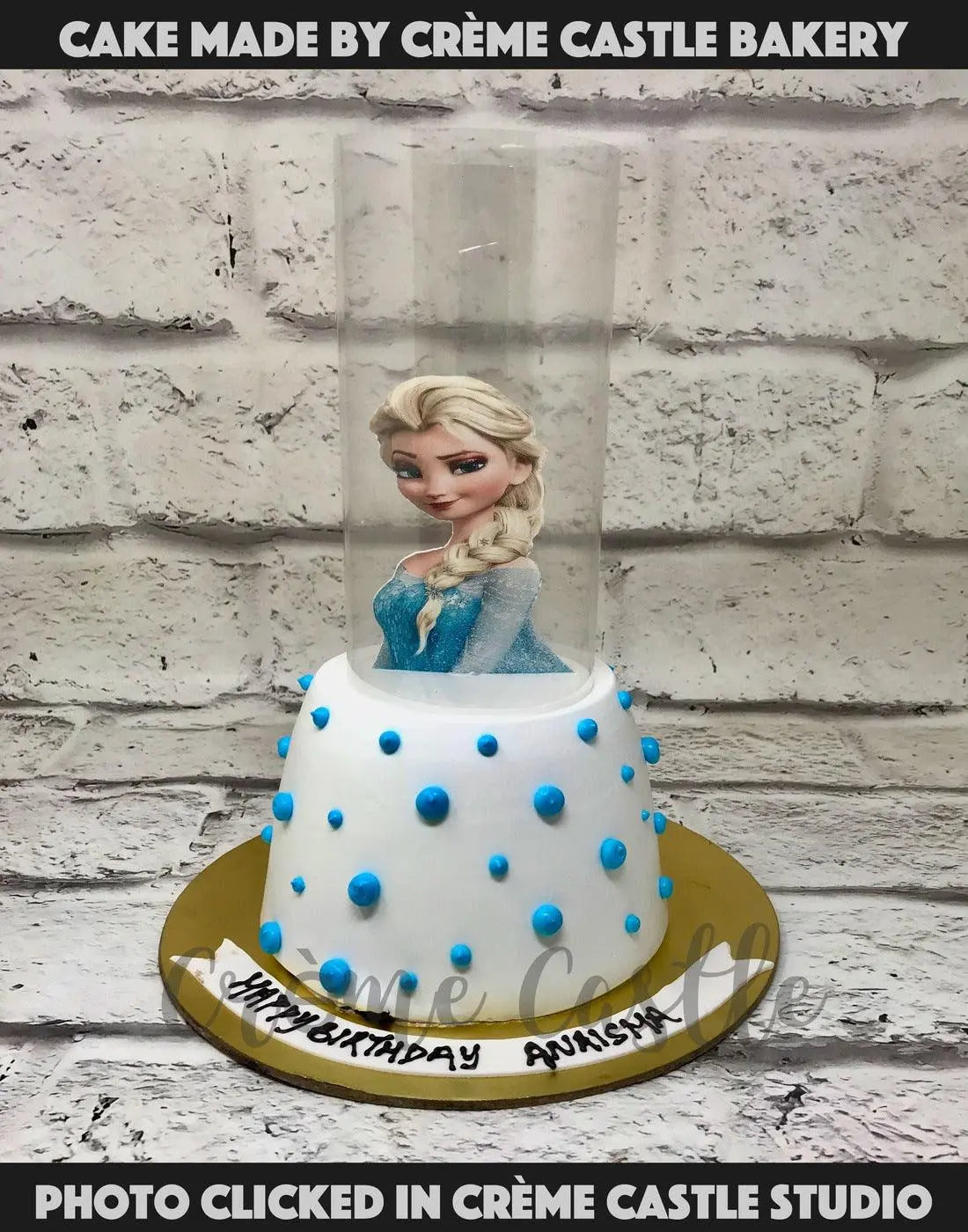 Elsa Pull Me Up Cake - Creme Castle
