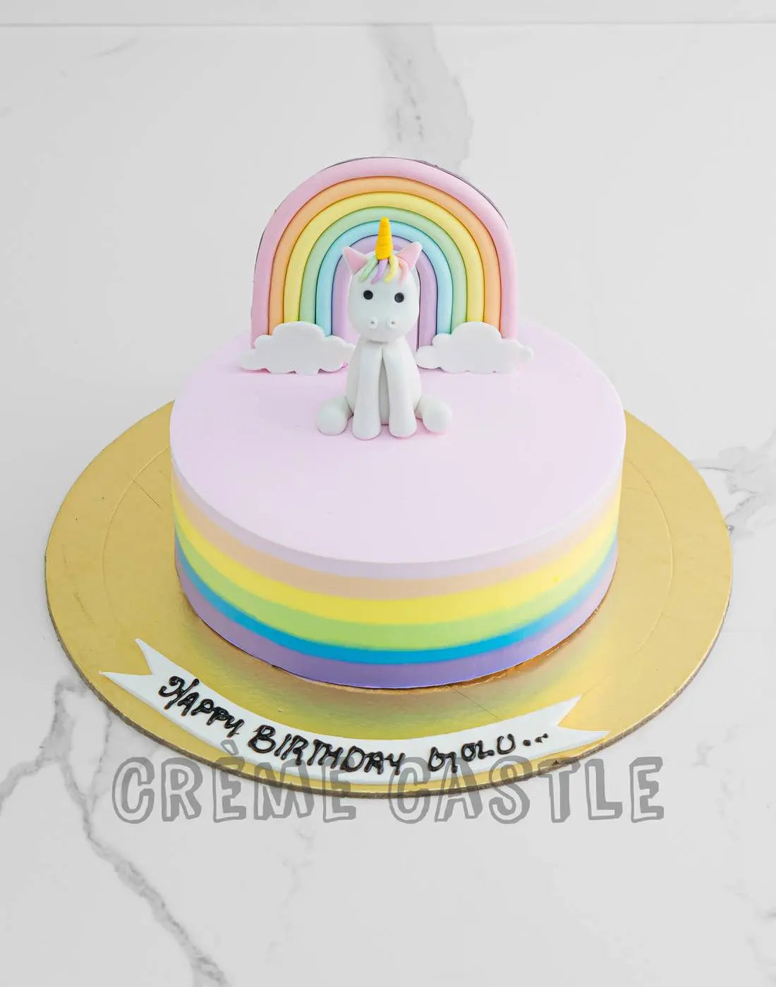 Unicorn First Birthday Cake