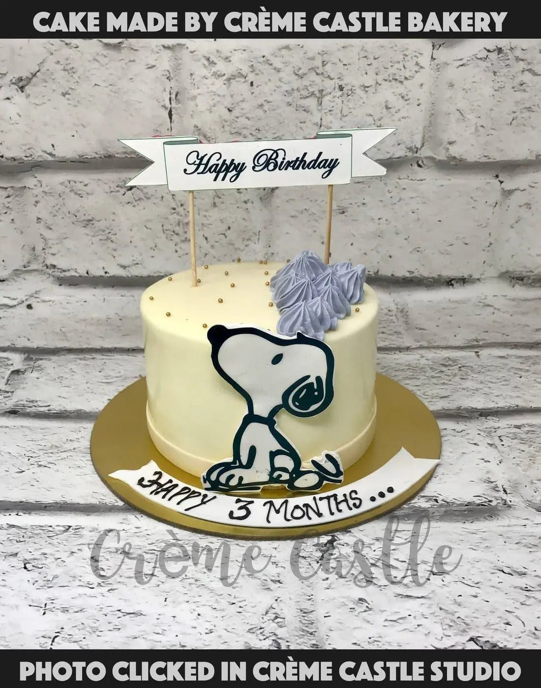 Snoopy Cake - Creme Castle